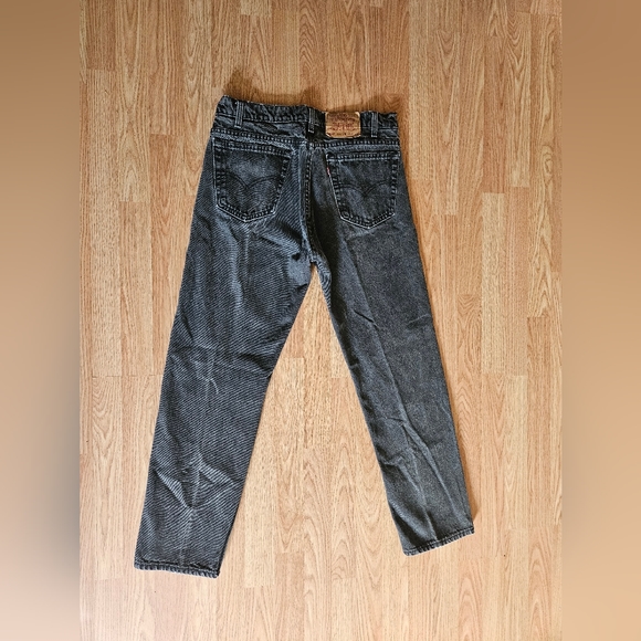 Men's black 505 Levis - Picture 5 of 7